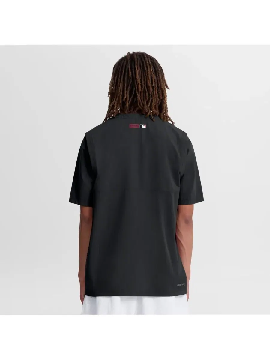 Nike Мужская черная ветровка Arizona Diamondbacks Authentic Collection Dri-FIT с застежкой-молнией — изображение 2 из 3