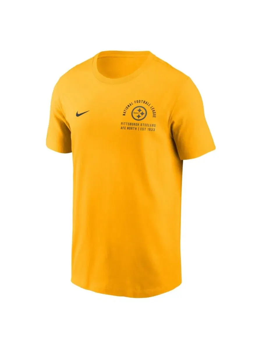 Футболка Nike с принтом, Pittsburgh Steelers — изображение 3 из 3, золото