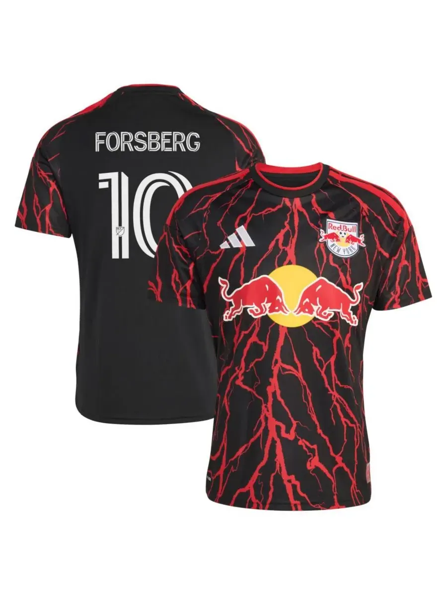 Футболка Emil Forsberg New York Red Bulls 2026 The Rooted Kit Replica Jersey adidas