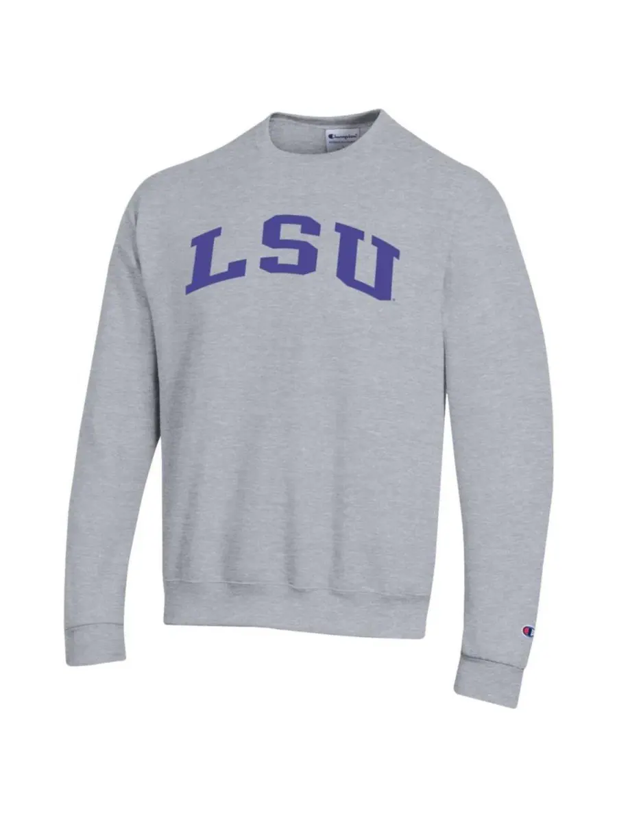 Свитшот Champion Basic Arch Fleece Pullover — изображение 2 из 3, серый