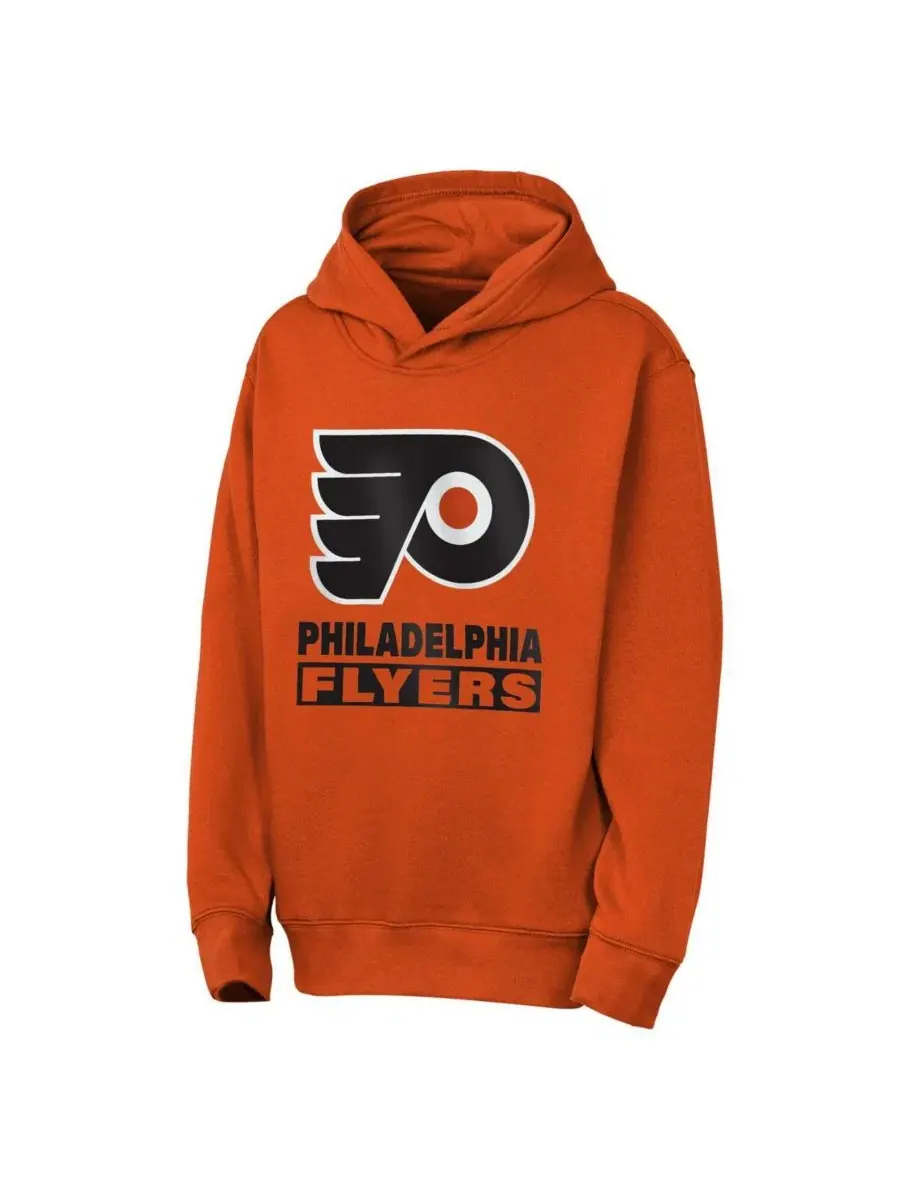Худи с длинным рукавом Philadelphia Flyers Back to Basics Outerstuff — изображение 2 из 3, классический оранжевый