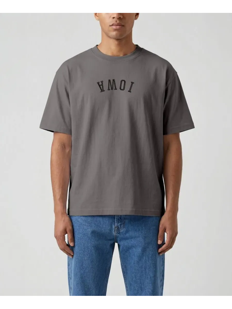 Футболка с вышивкой Iowa Hawkeyes Upside Down Uscape Apparel
