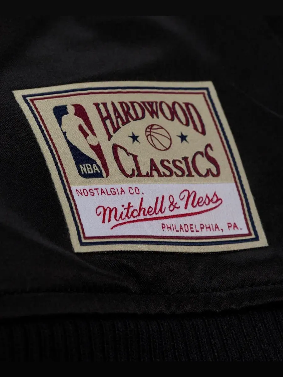 Куртка-бомбер из сатина Mitchell & Ness — изображение 5 из 5, черный