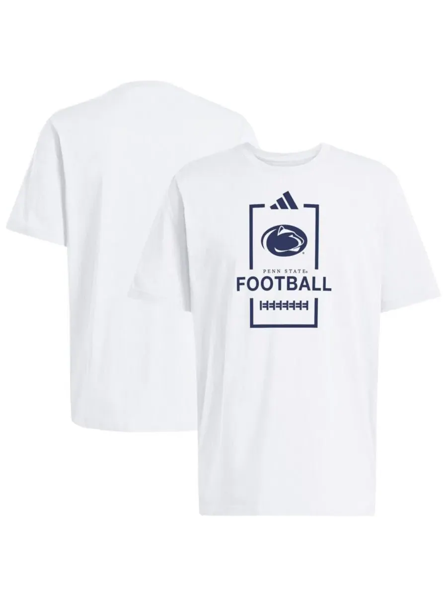 Футболка хлопковая с принтом Penn State Nittany Lions adidas