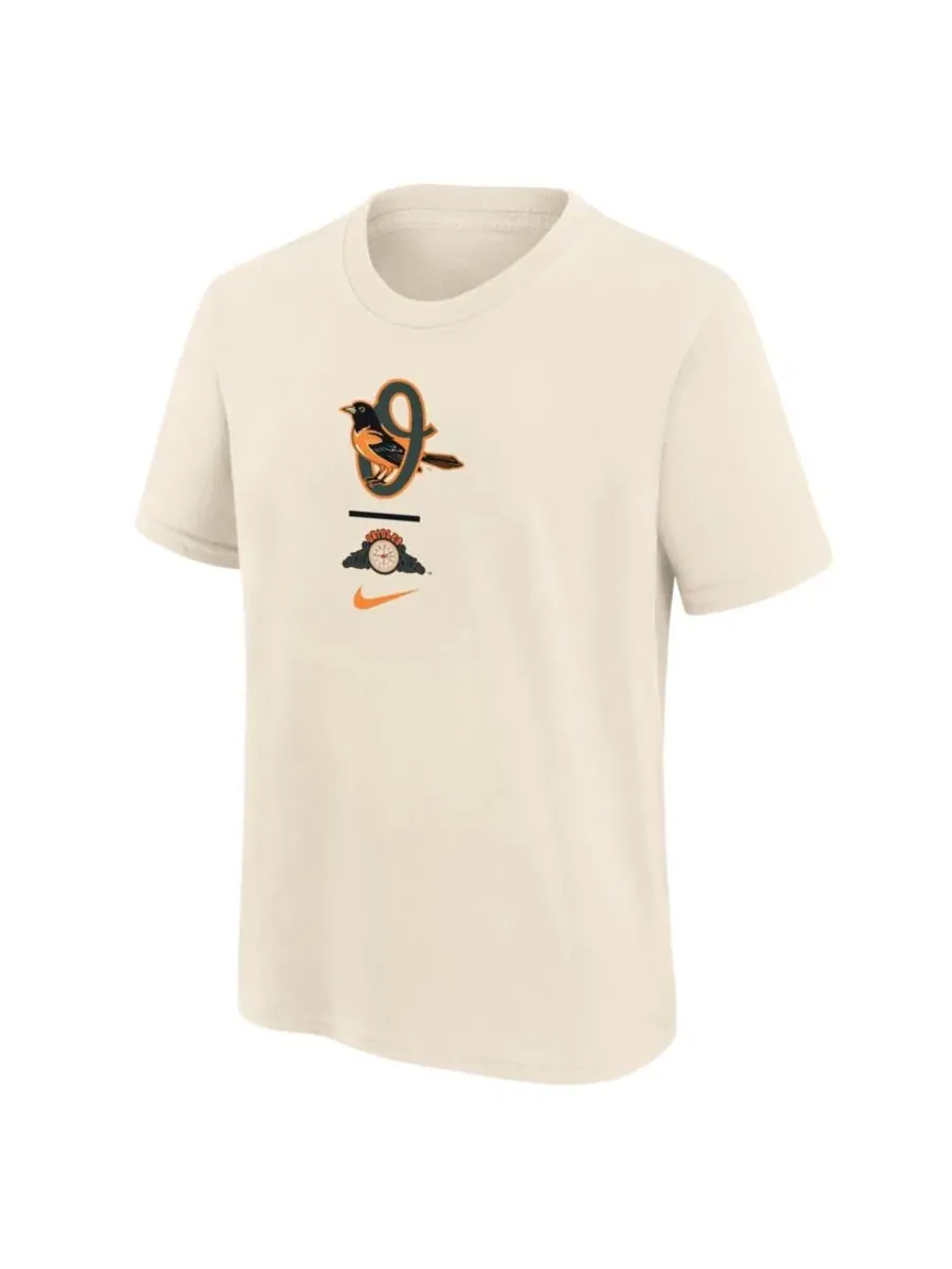 Футболка с принтом Baltimore Orioles 2026 City Connect Nike — изображение 3 из 3, бежевый