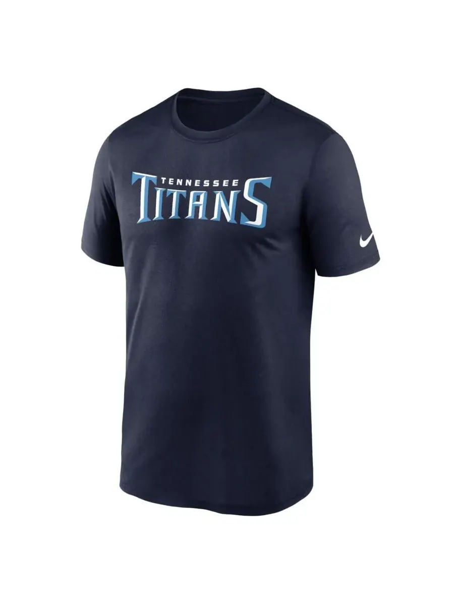 Nike Мужская темно-синяя футболка Tennessee Titans Primetime Legend Performance с логотипом команды — изображение 2 из 3