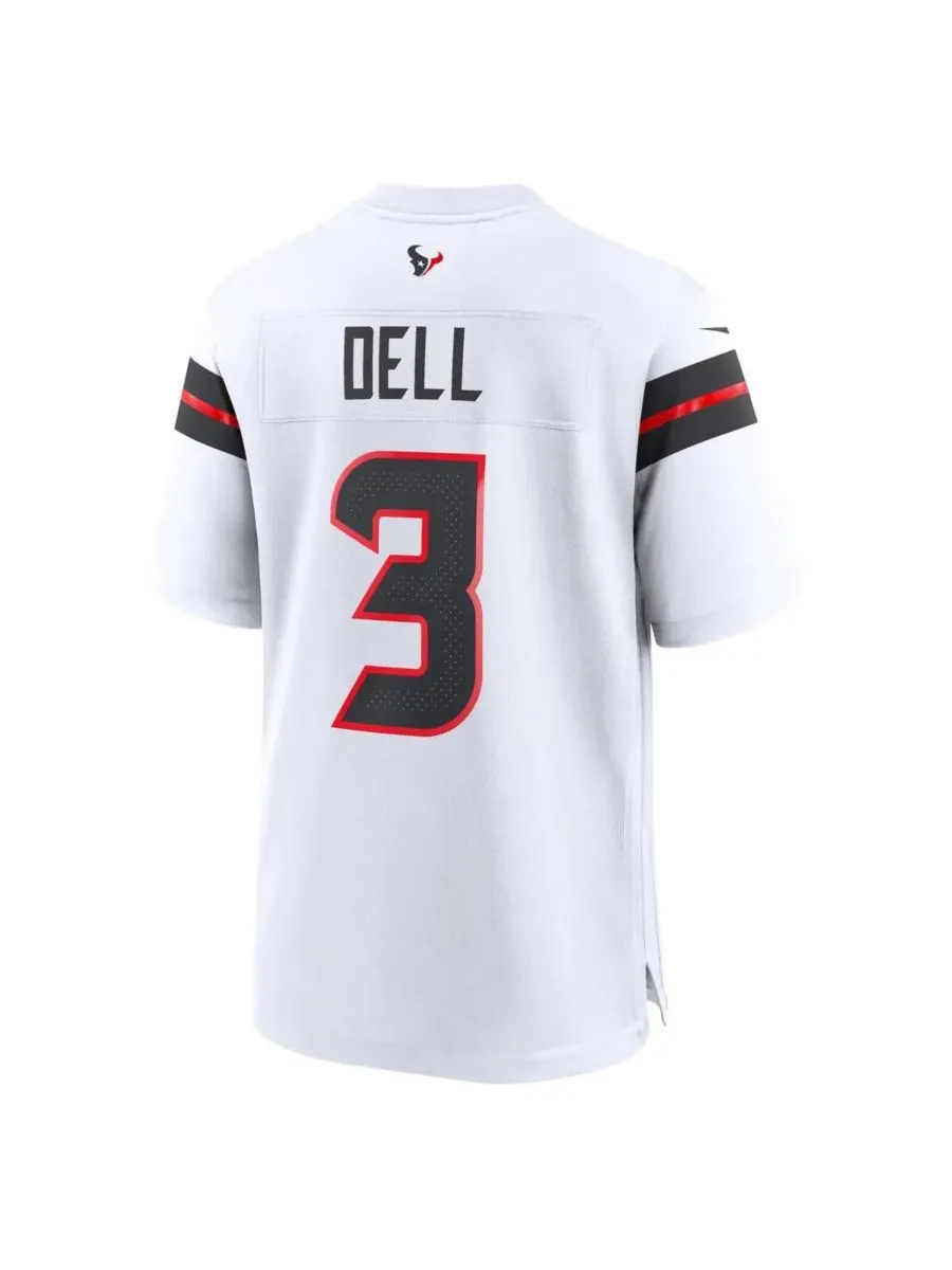 Nike Мужская майка Dell белого цвета с символикой команды Houston Texans — изображение 2 из 3, белый