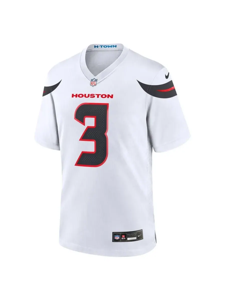 Nike Мужская майка Dell белого цвета с символикой команды Houston Texans — изображение 3 из 3, белый
