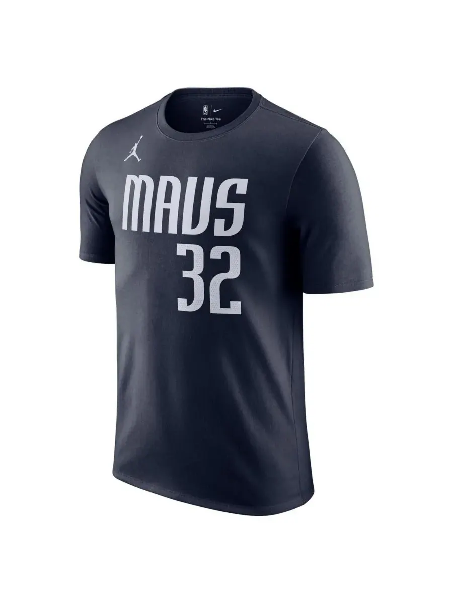 Jordan Мужская футболка Cooper Flagg Navy Dallas Mavericks 2025 NBA Draft First Round Pick — изображение 2 из 3, темно-синий