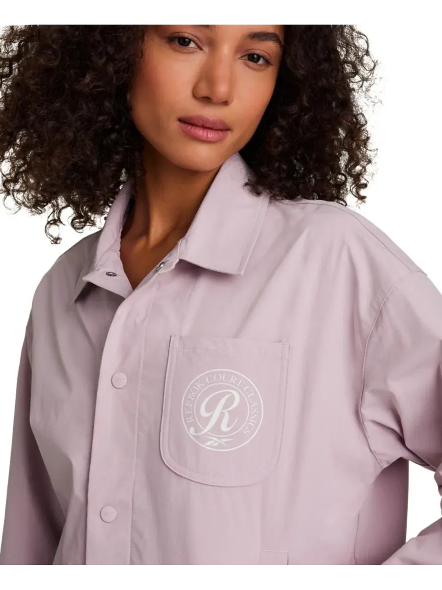 Женская куртка Time Out Caddie стандартного кроя Reebok, Muted Mauve — изображение 6 из 6