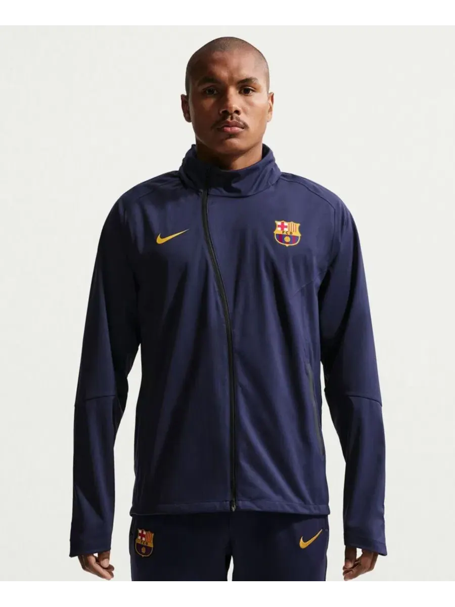 Ветрозащитная дождевая куртка с капюшоном Shield Strike Barcelona Nike