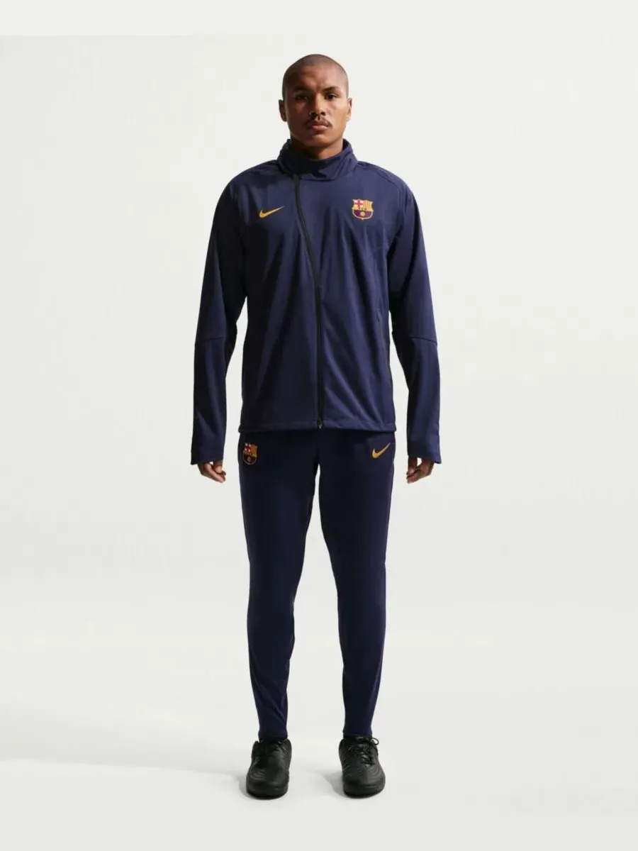 Ветрозащитная дождевая куртка с капюшоном Shield Strike Barcelona Nike — изображение 3 из 5, синий