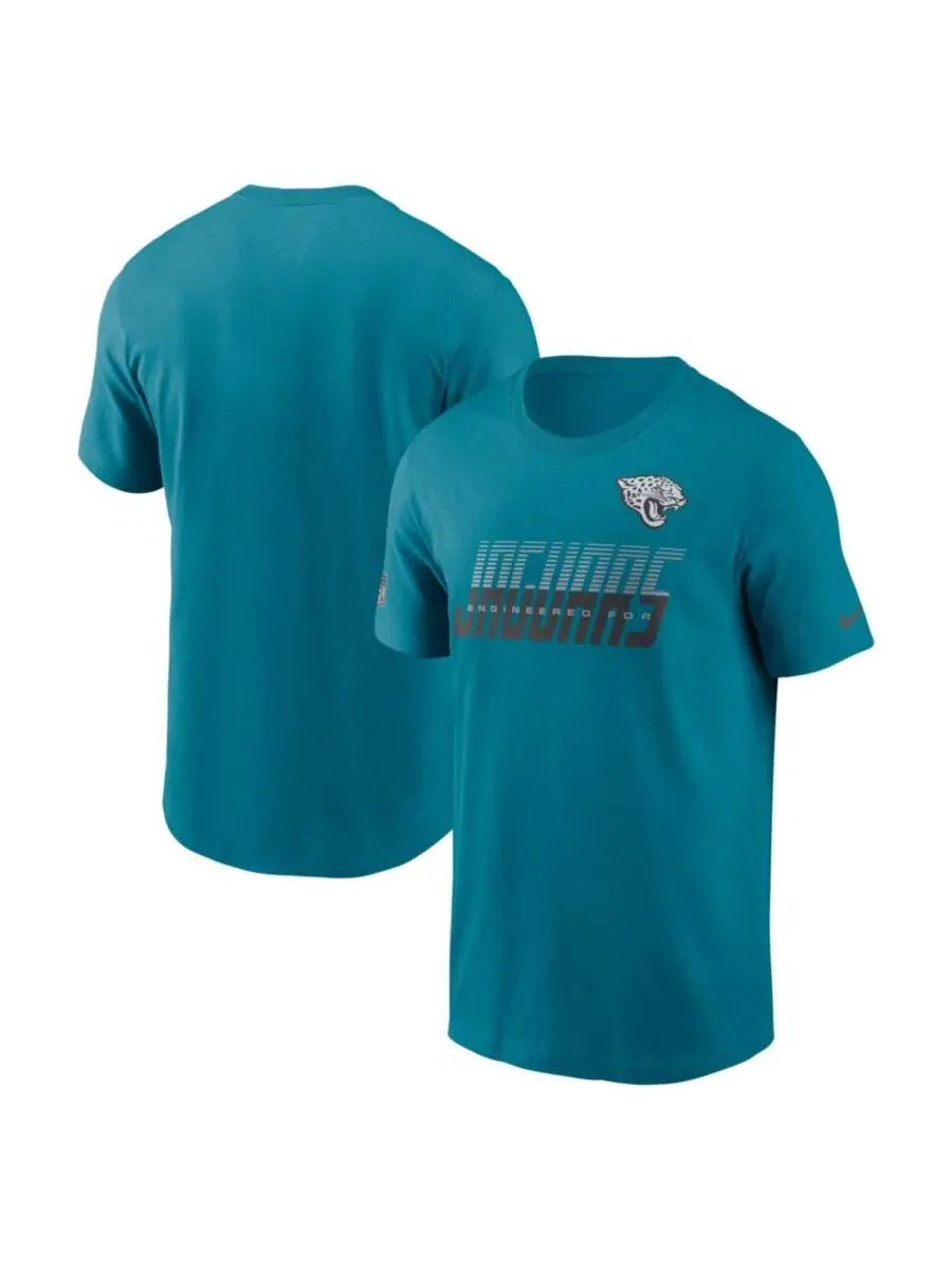 Футболка с коротким рукавом Dri-FIT Teal Jacksonville Jaguars Nike