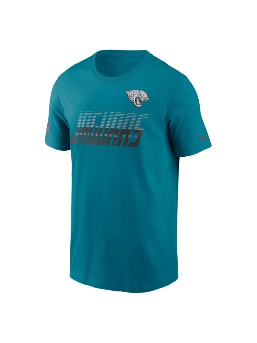 Футболка с коротким рукавом Dri-FIT Teal Jacksonville Jaguars Nike — изображение 2 из 3, бирюзовый
