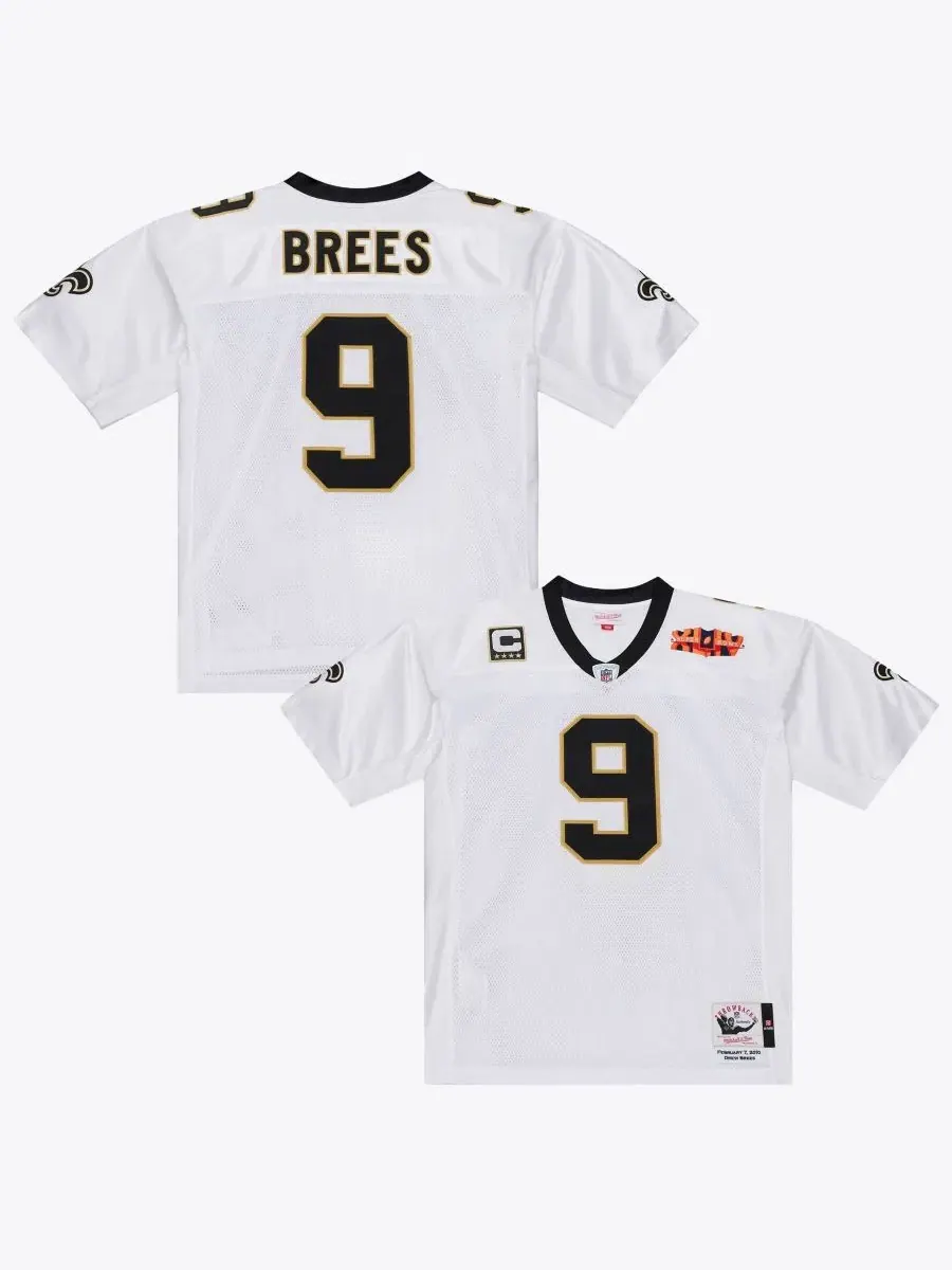 Футболка Mitchell & Ness Drew Brees Super Bowl XLIV Authentic