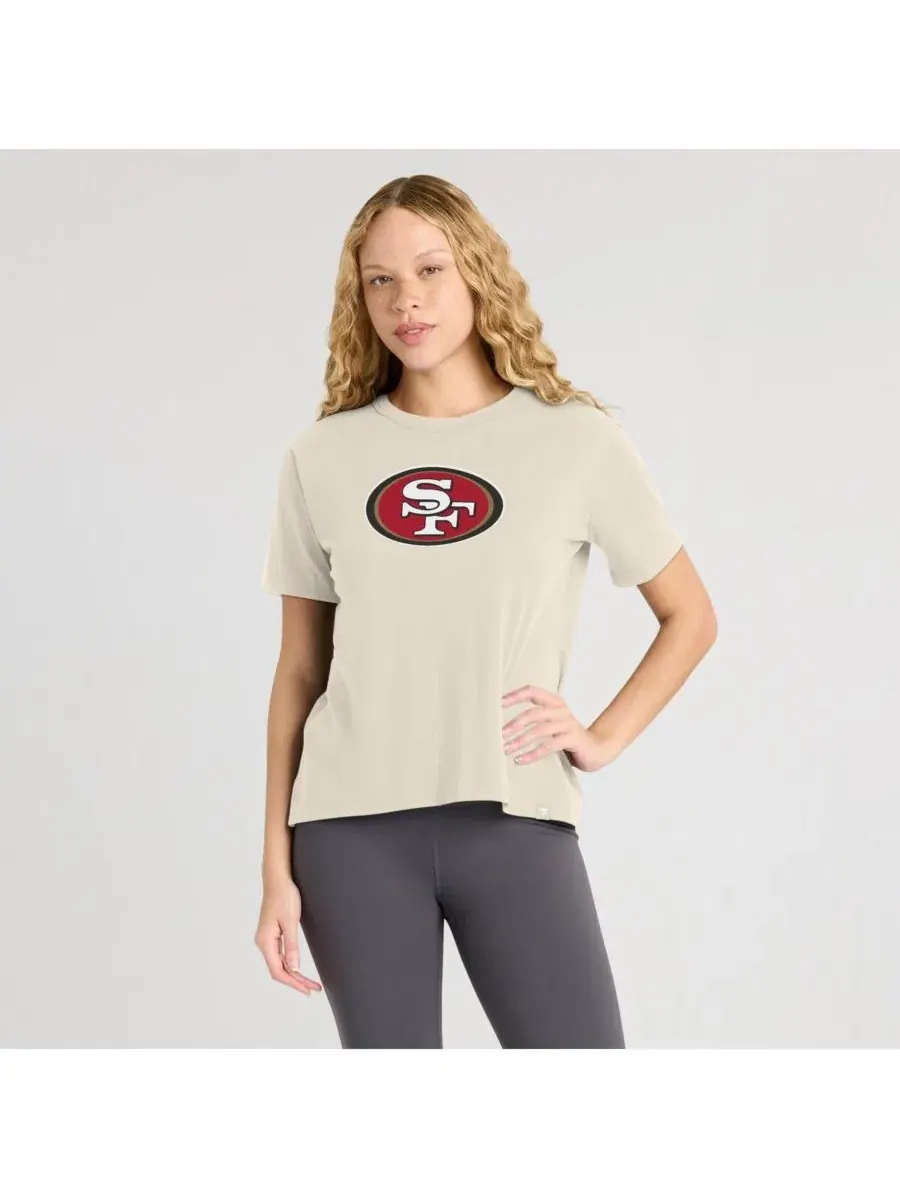 Футболка с принтом Dove Legacy San Francisco 49ers Fanatics — изображение 4 из 5, бежевый