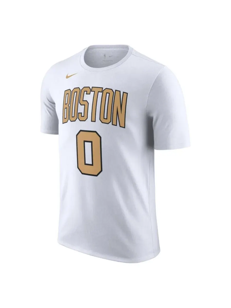 Футболка с принтом Jayson Tatum Name & Number Nike — изображение 2 из 3, белый