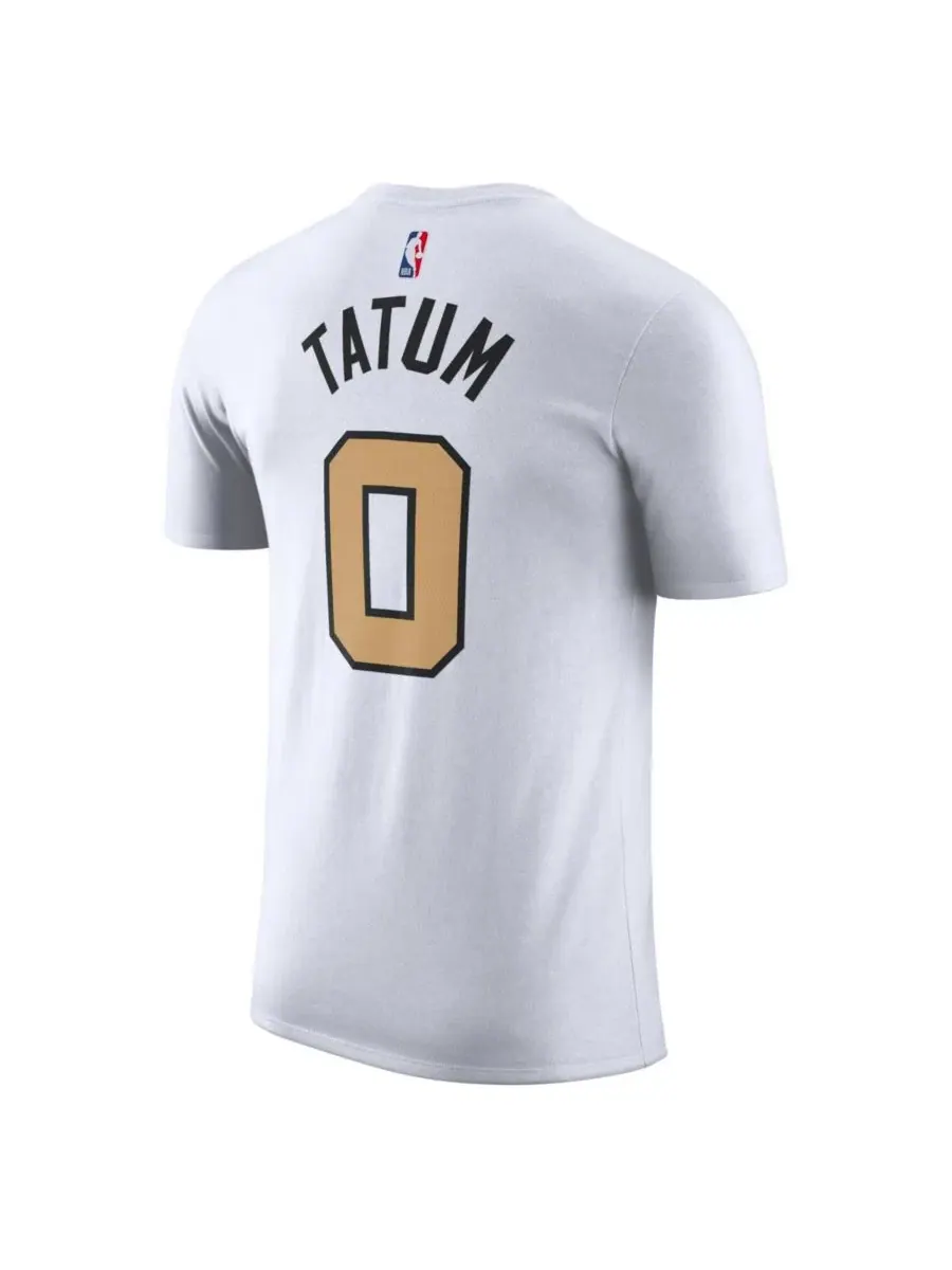 Футболка с принтом Jayson Tatum Name & Number Nike — изображение 3 из 3, белый
