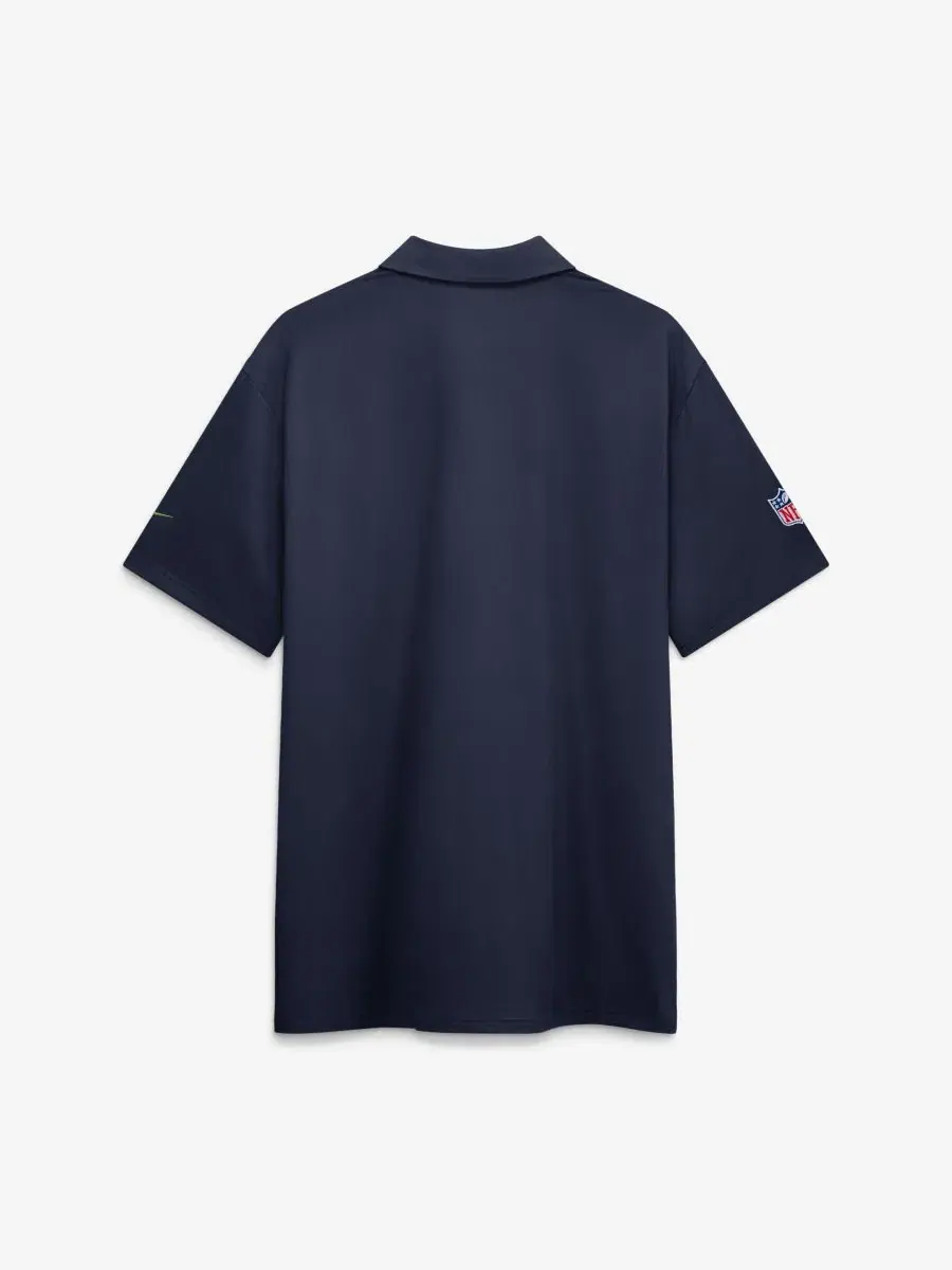 Поло Dri-FIT с вышивкой логотипа команды — изображение 2 из 2, темно-синий
