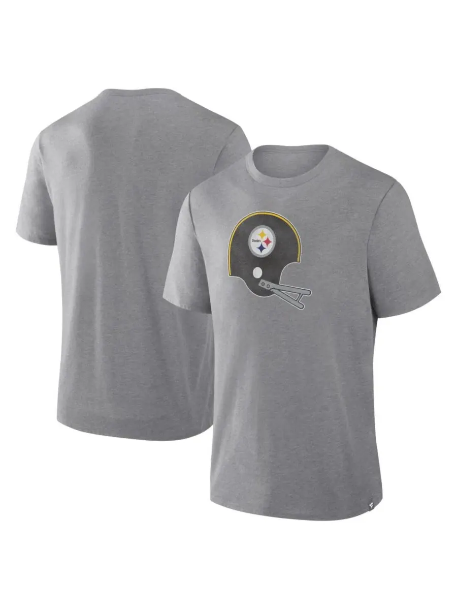 Футболка с винтажным принтом Pittsburgh Steelers Vintage Heritage Tribute Fanatics