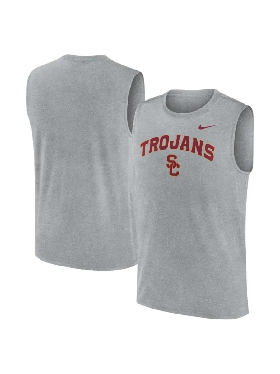 Мужская майка-безрукавка Nike с технологией Dri-FIT, USC Trojans Primetime Legend Arch