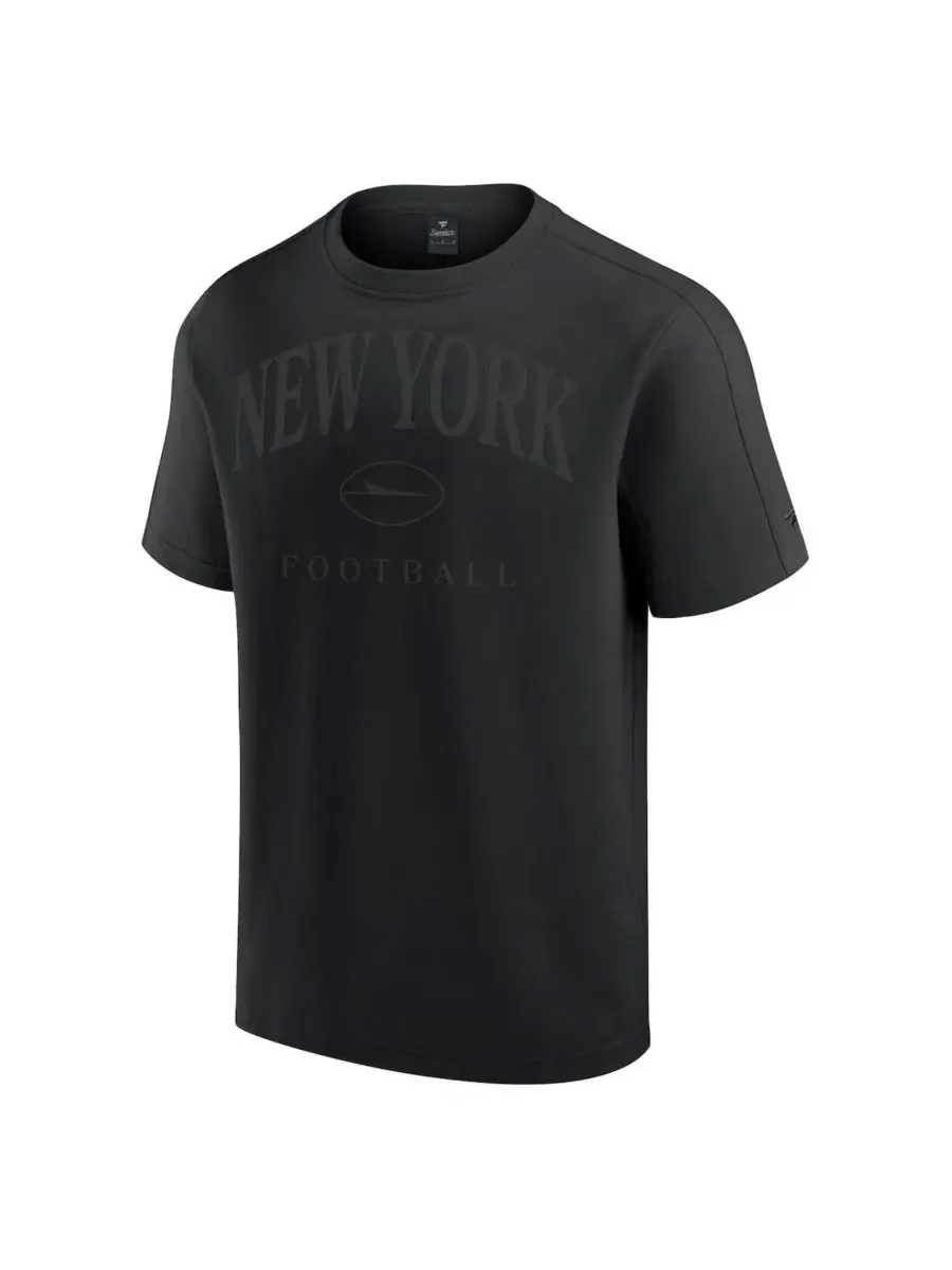 Футболка с принтом New York Jets Elements Flex Tri-Blend Fanatics — изображение 3 из 3, черный