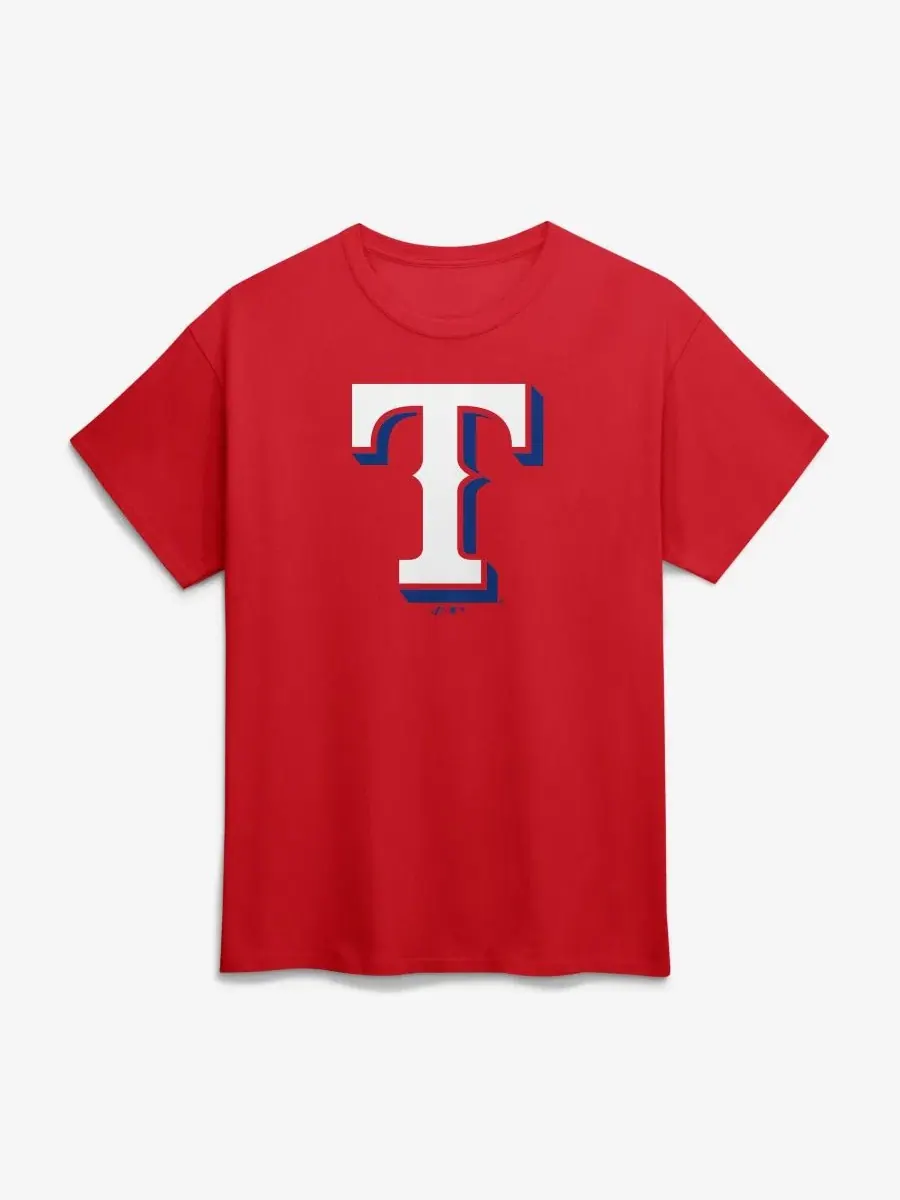 Футболка с принтом Texas Rangers Logo Athletic