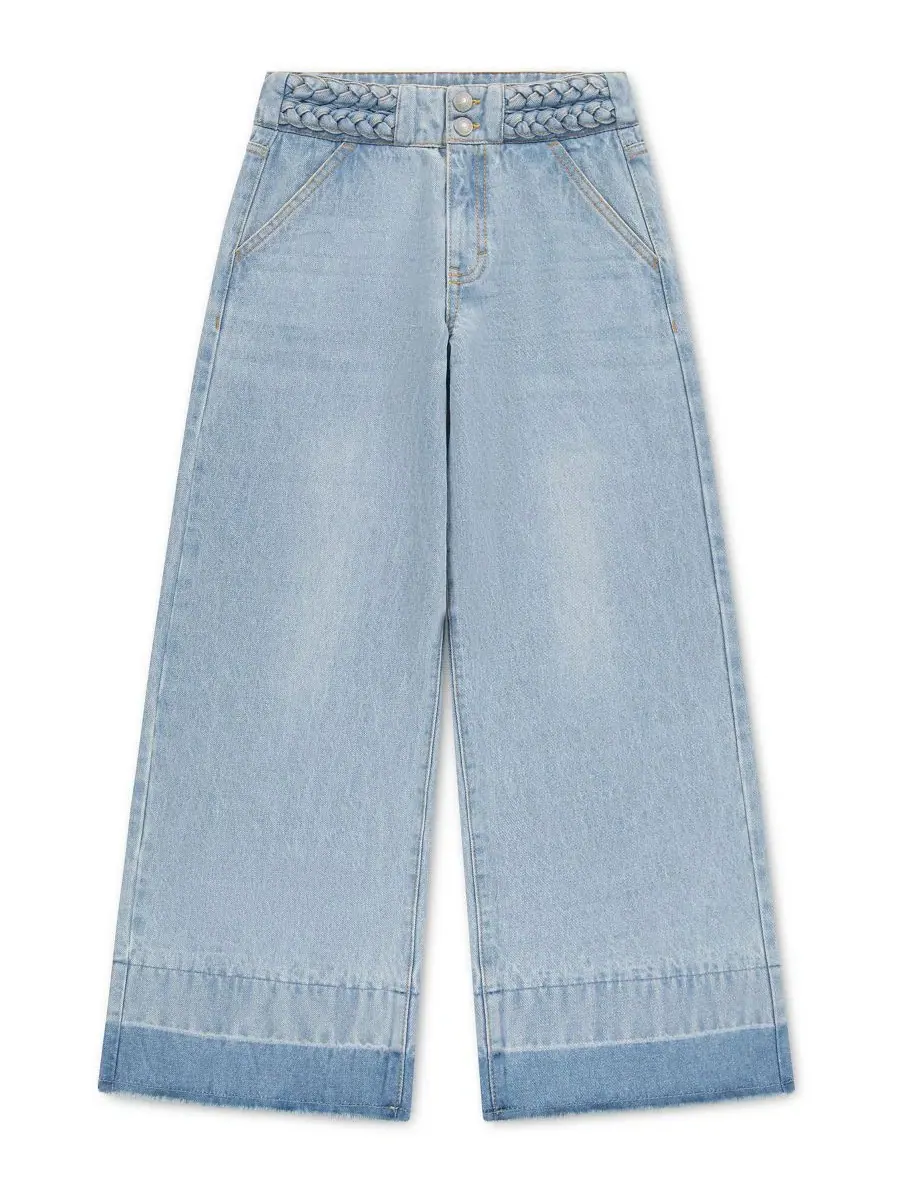 Джинсы Levi's с высокой посадкой и плетеным поясом, с завышенной талией, модель Braided High Rise