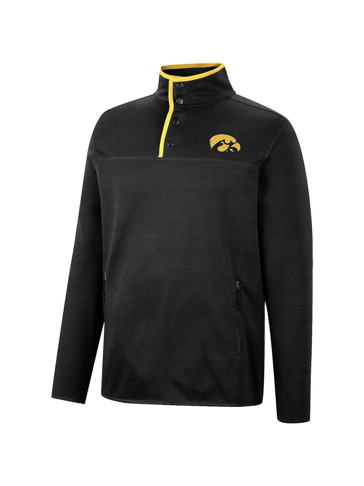 Мужская черная куртка iowa hawkeyes rebound quarter-snap Colosseum — изображение 2 из 3, черный