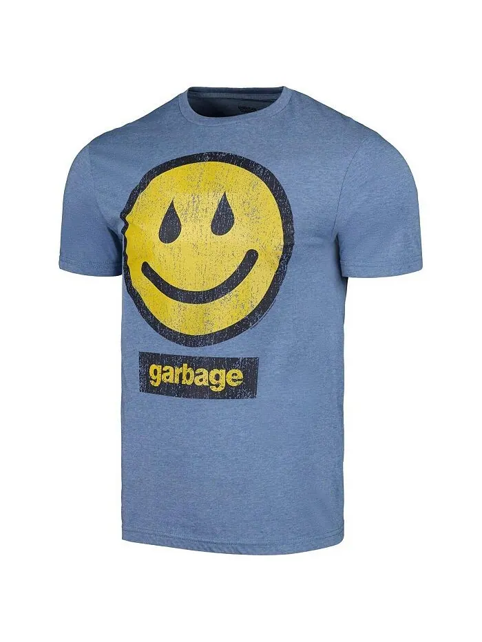 Мужская футболка Heather Royal Garbage Smile American Classics — изображение 3 из 3, синий