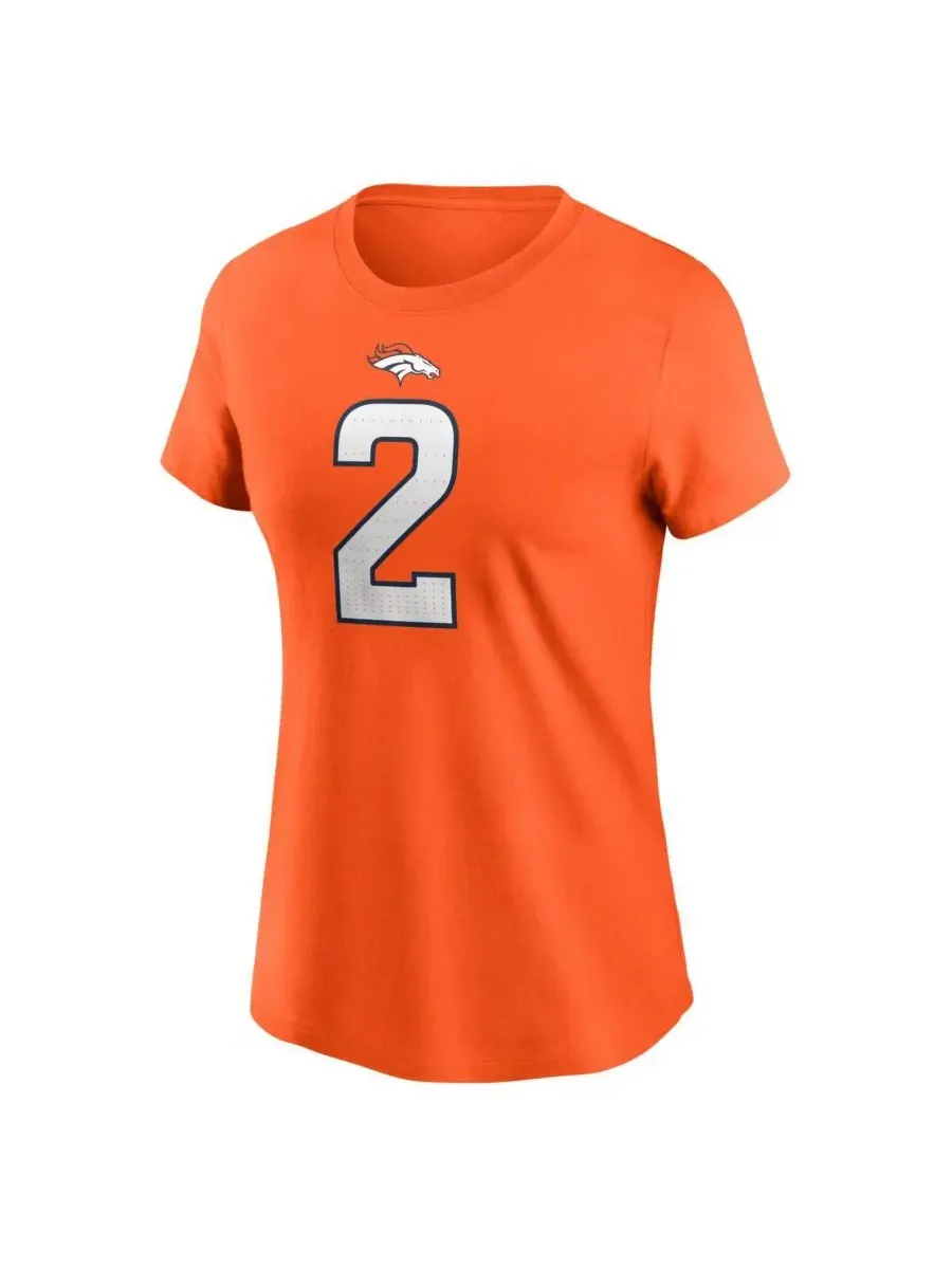 Nike Женская оранжевая футболка с именем и номером игрока команды Denver Broncos Патрика Сертейна II — изображение 2 из 3