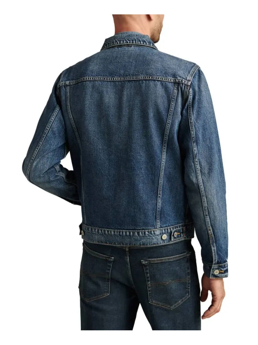 Мужская джинсовая куртка-тракер Lucky Brand, Altavista — изображение 2 из 3