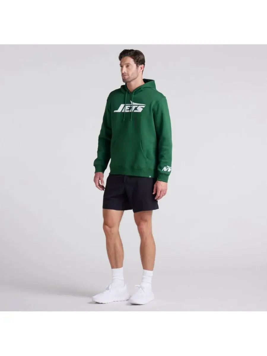 Fanatics Мужская зеленая флисовая толстовка с капюшоном New York Jets Legacy — изображение 3 из 5, зеленый