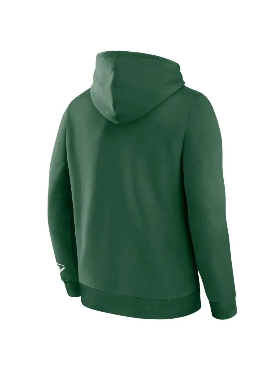 Fanatics Мужская зеленая флисовая толстовка с капюшоном New York Jets Legacy — изображение 5 из 5, зеленый