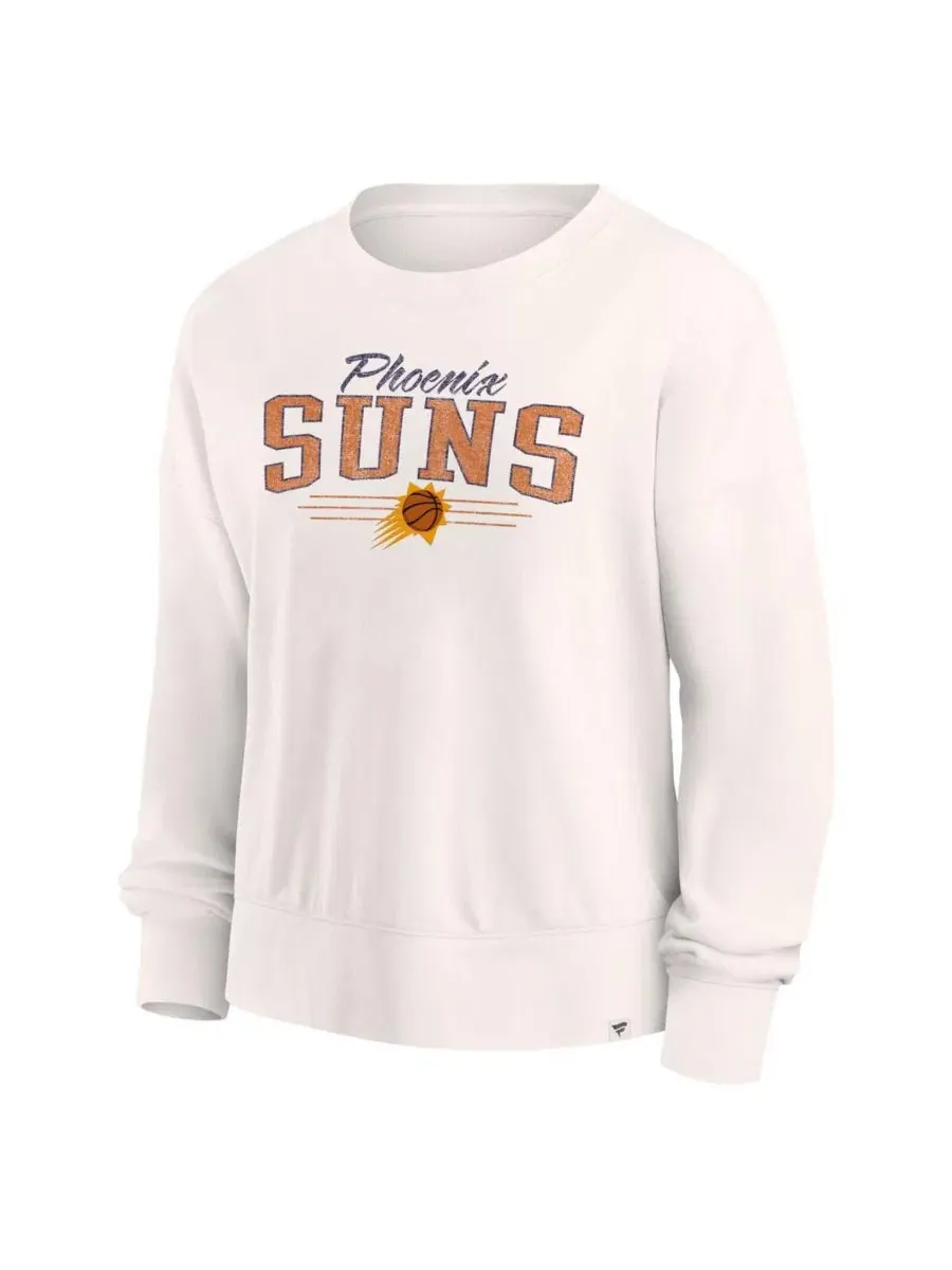 Женская кремовая толстовка Phoenix Suns Close the Game Fanatics — изображение 3 из 3, бежевый