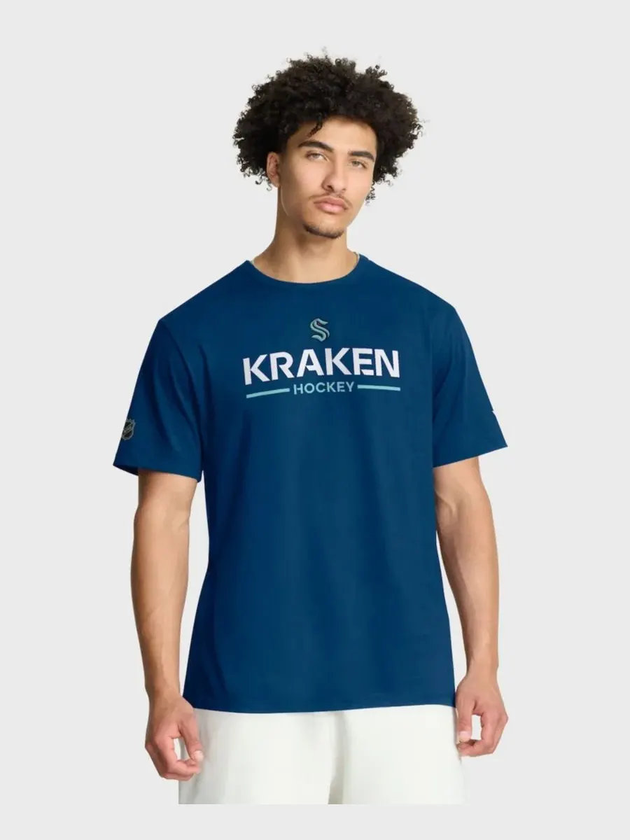 Футболка мужская с принтом Seattle Kraken Authentic Pro Primary Fanatics