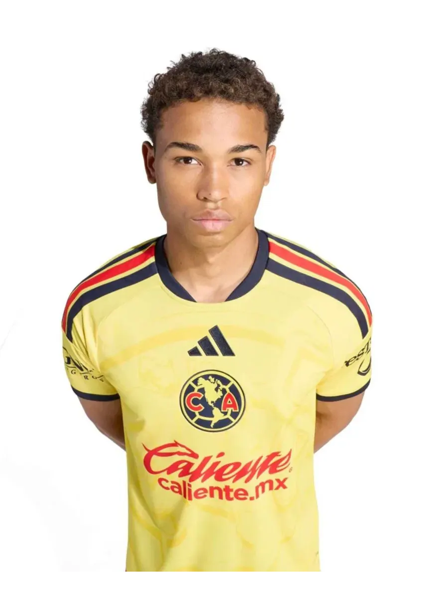 Футболка-джерси с длинным рукавом Club America 2026/27 Home Replica adidas — изображение 3 из 6, желтый