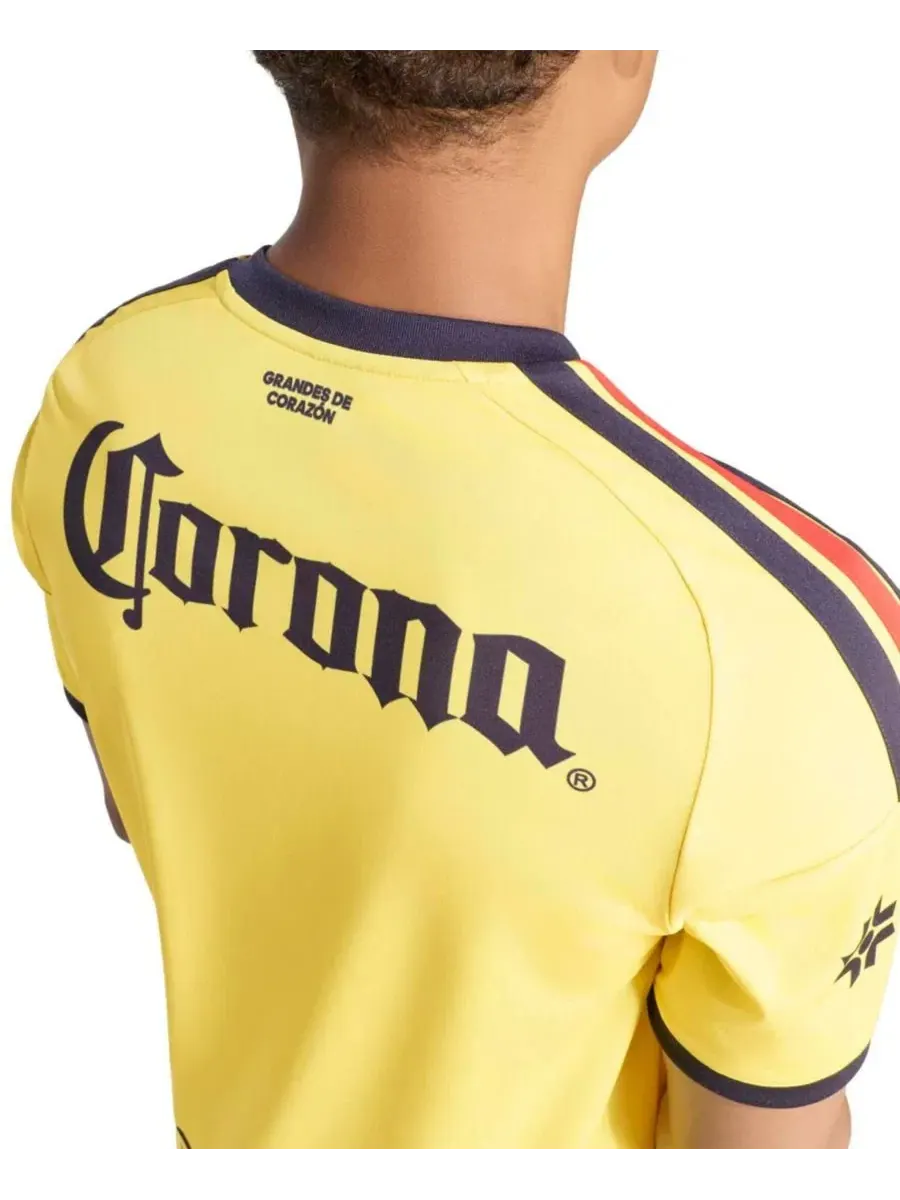 Футболка-джерси с длинным рукавом Club America 2026/27 Home Replica adidas — изображение 4 из 6, желтый