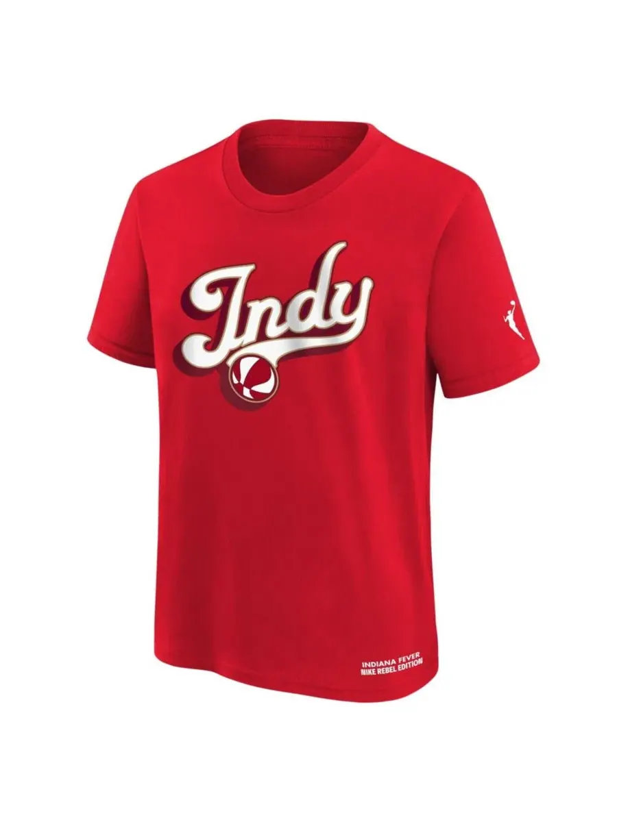 Футболка Nike Indiana Fever Rebel Edition с коротким рукавом — изображение 3 из 3, красный