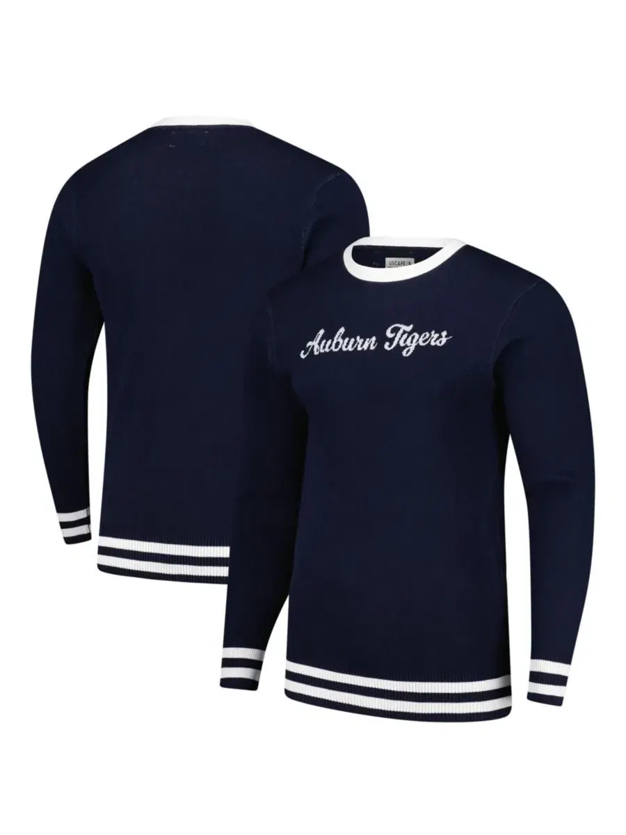 Пуловер Auburn Tigers Renew Knit Vintage Uscape Apparel