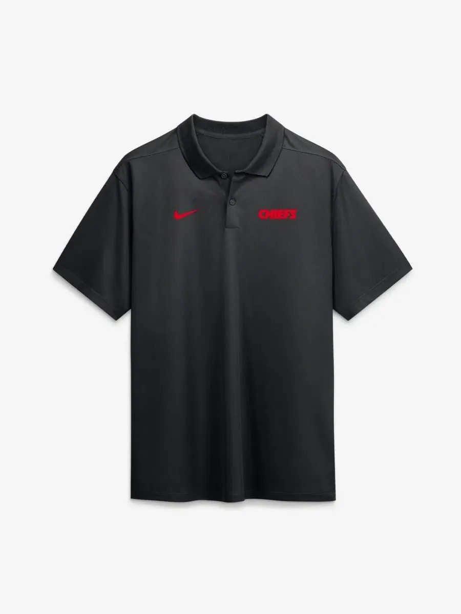 Мужское поло Nike с принтом Kansas City Chiefs