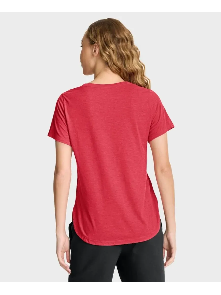 Футболка женская с принтом Arched Tri-Blend Nike — изображение 2 из 2, красный