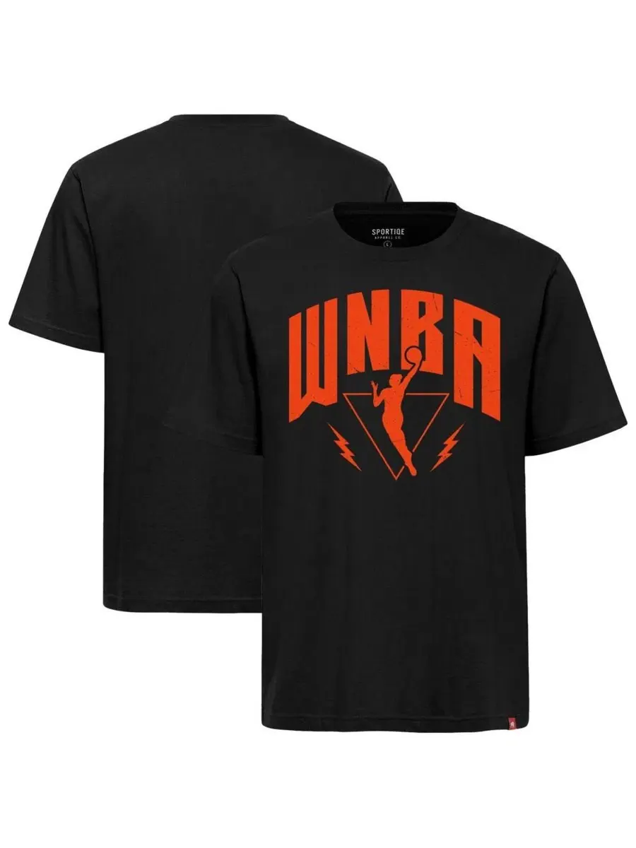 Футболка свободного кроя с принтом WNBA Logowoman Duke Sportiqe