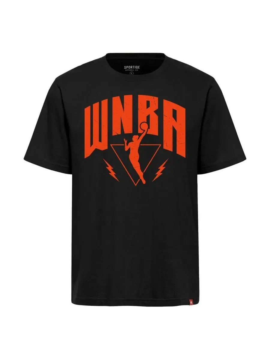 Футболка свободного кроя с принтом WNBA Logowoman Duke Sportiqe — изображение 2 из 3, черный