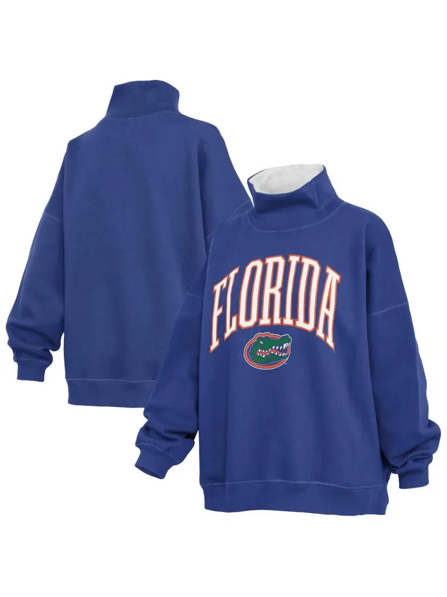 Свитшот с высоким воротом Florida Gators Oversized Mock Neck Sweatshirt Pressbox