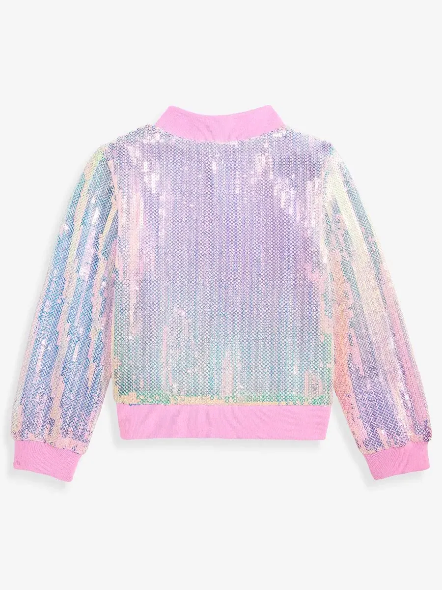 Детская куртка-бомбер с пайетками Epic Threads, Et Ombre S — изображение 2 из 3