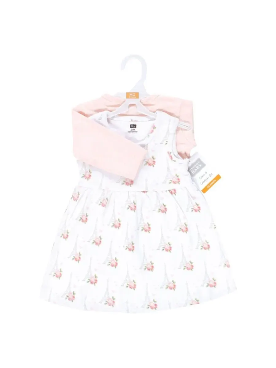 Комплект платье и кардиган с длинным рукавом, Bonjour Paris Hudson Baby, Bonjour Paris — изображение 2 из 5