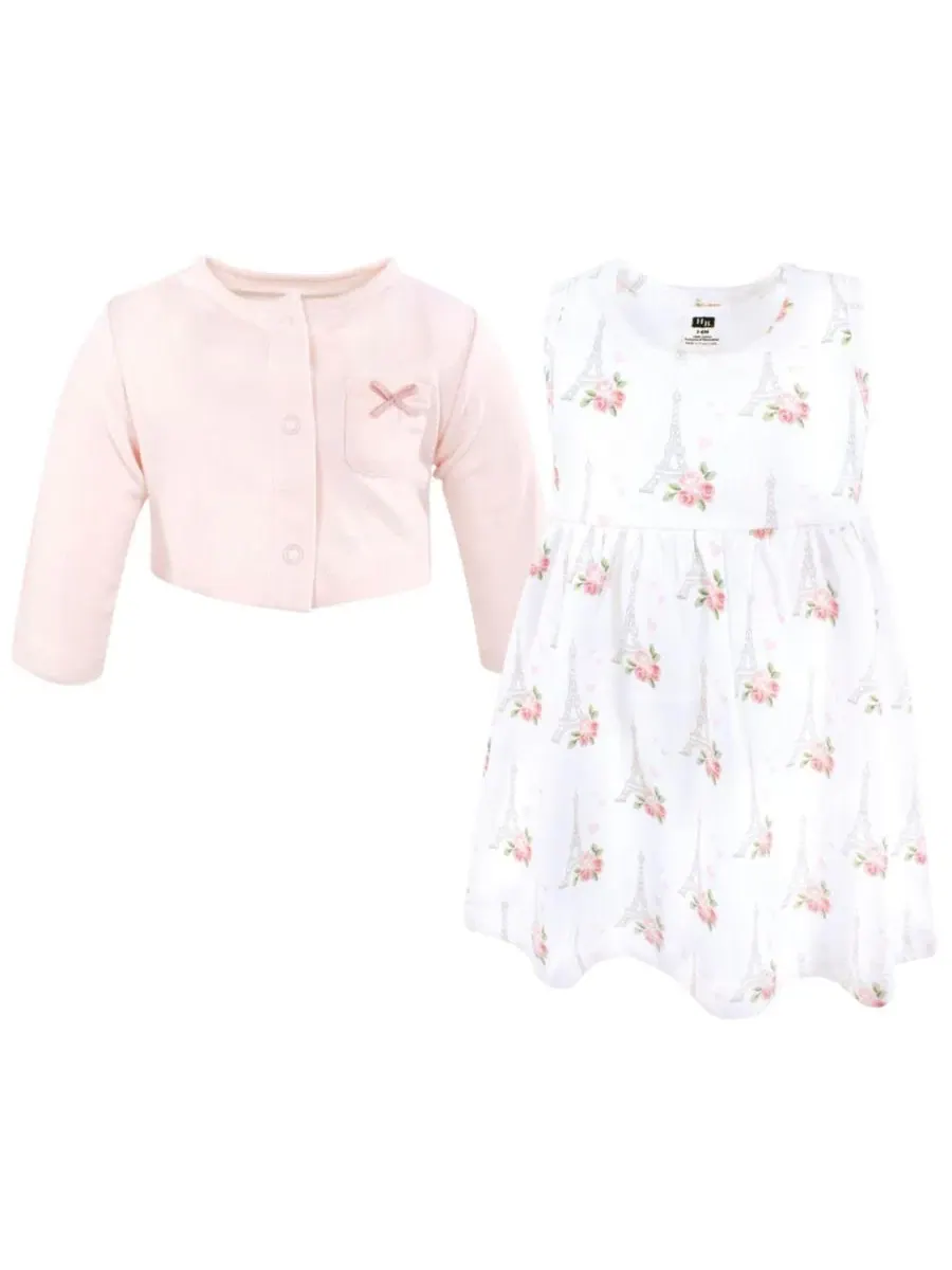Комплект платье и кардиган с длинным рукавом, Bonjour Paris Hudson Baby, Bonjour Paris — изображение 3 из 5