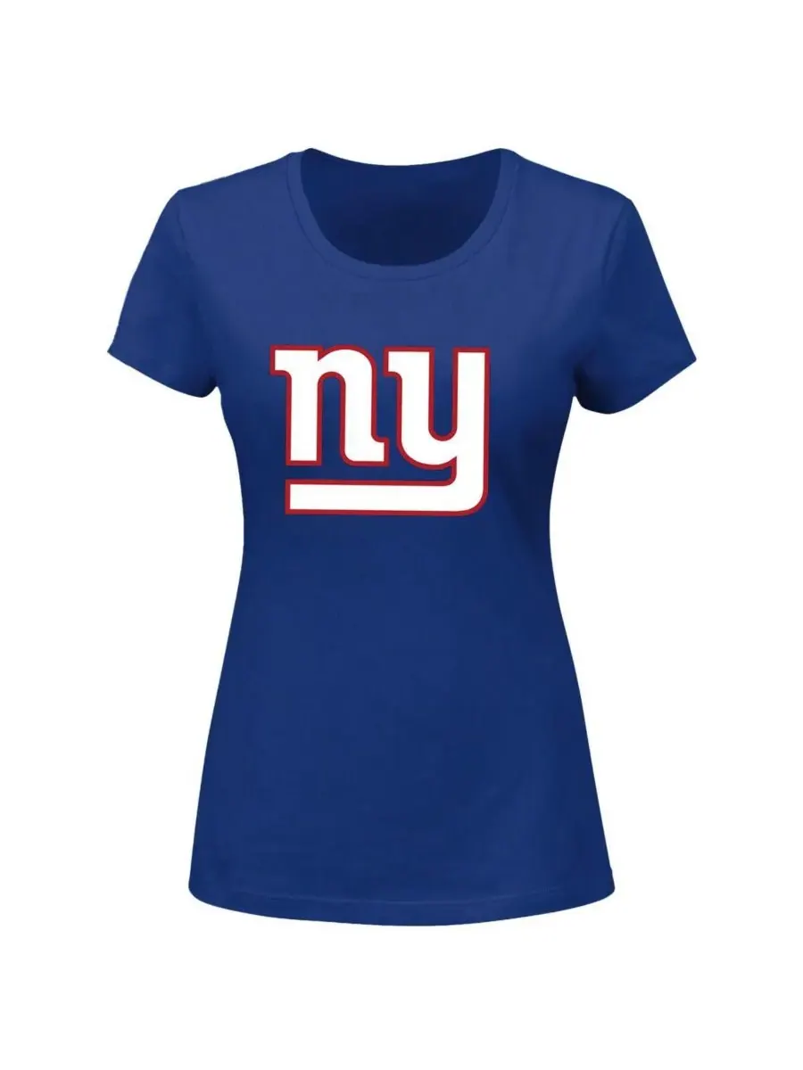 Женская футболка Cam Skattebo Royal New York Giants большого размера с круглым вырезом и номером — изображение 3 из 3