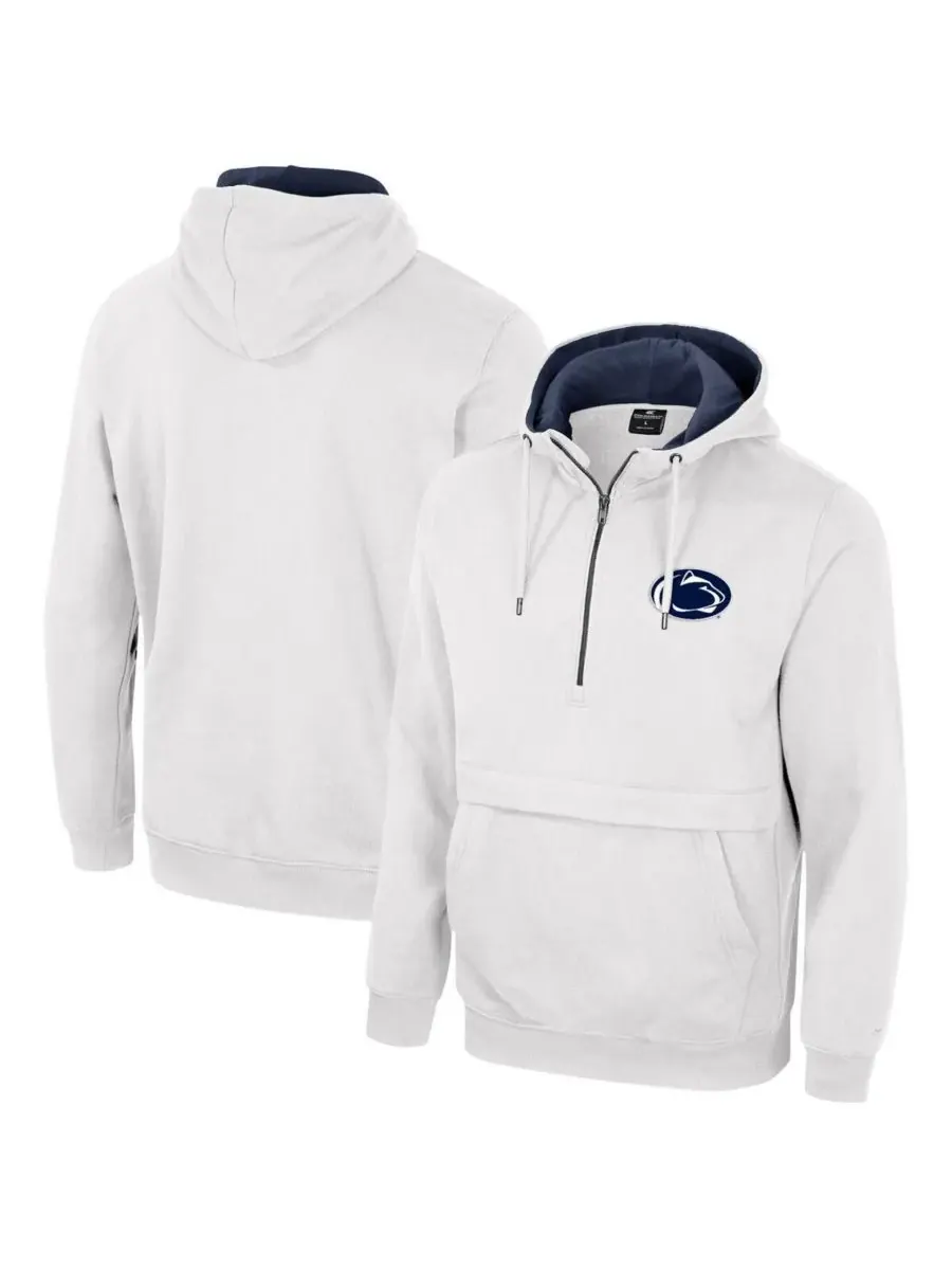 Мужская толстовка с застежкой-молнией до середины груди Penn State Nittany Lions Colosseum